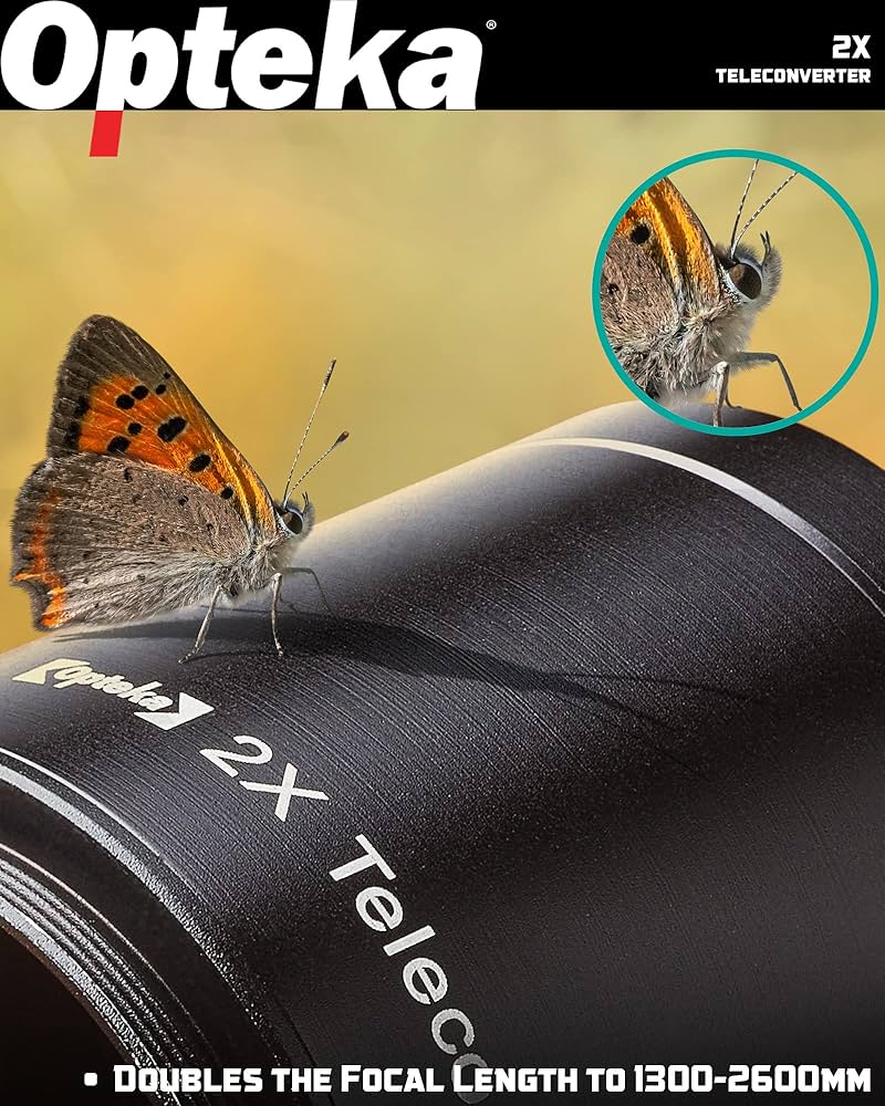 レンズ(ズーム) Opteka 650-1300mm (2X- 1300-2600mm) Amazon.com : Opteka 650-1300mm (with 2X- 1300-2600mm